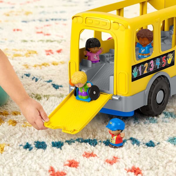 Little People Skolbuss Flerfärgad