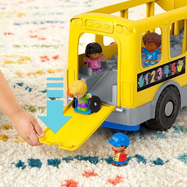 Little People Skolbuss Flerfärgad