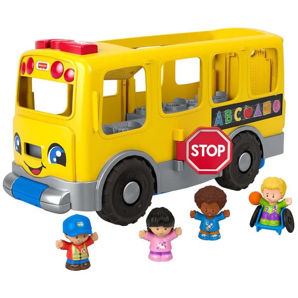 Little People Skolbuss Flerfärgad