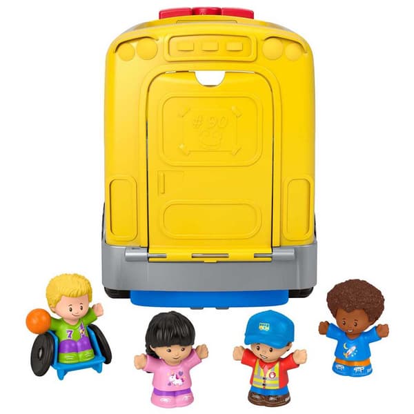 Little People Skolbuss Flerfärgad