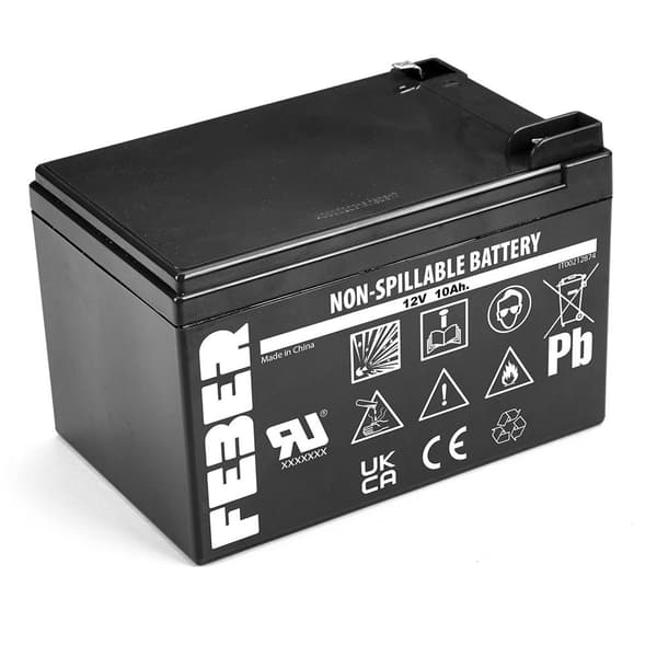 Feber Bateria 12 V 10 Ah Flerfarvet
