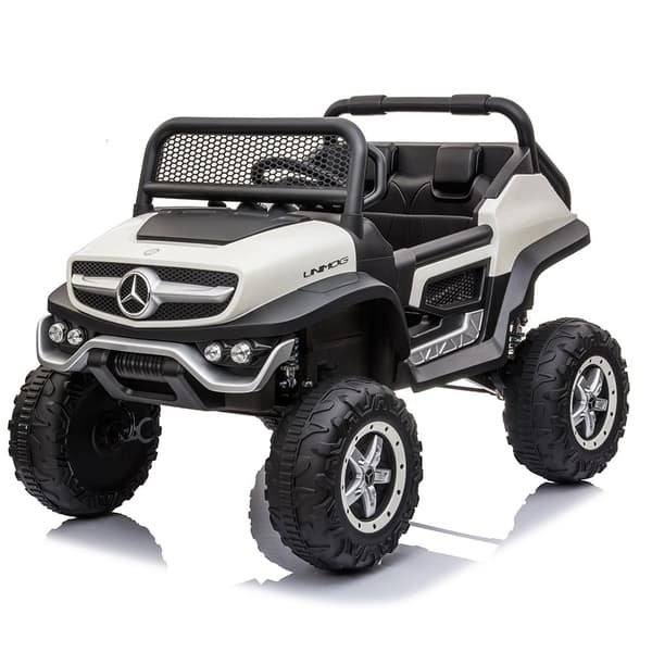 Runruntoys Bil Mercedes Unimog 12 V Mini Søvfarvet