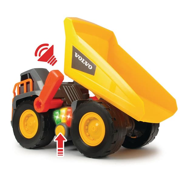 Dickie Toys Lastbil Med Funktioner Volvo 30 Centimeter Guld