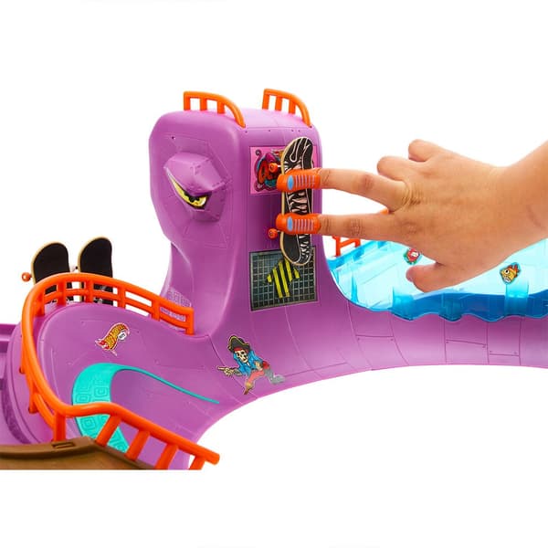 Hot Wheels Puiston Mustekala Skate Pinkki