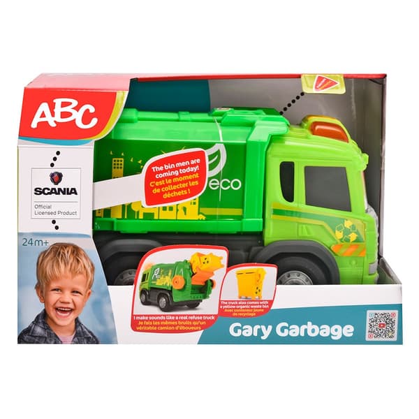Dickie Toys Kierrätysauto Scania 25 Cm Keltainen
