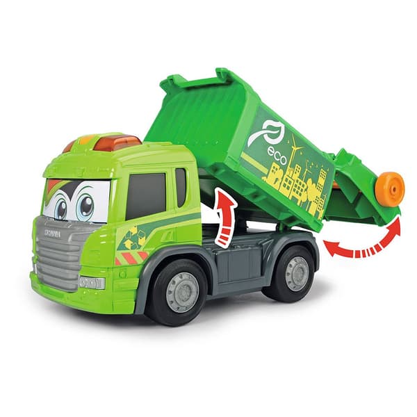Dickie Toys Kierrätysauto Scania 25 Cm Keltainen