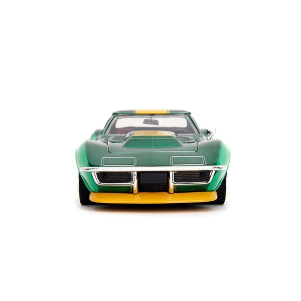 Jada Street Fighter Ii Cammy 1969 Chevrolet Corvette 1:24 Vihreä