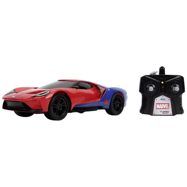 1:16 RC Bil nybörjare Elektrisk Sportbil JADA TOYS Marvel Spider-Man RC 2017 Ford GT
