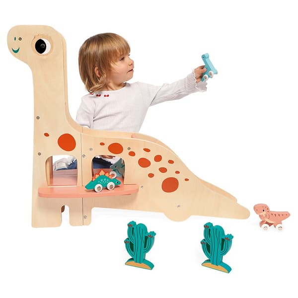 Janod Garage Dino Dino Orange