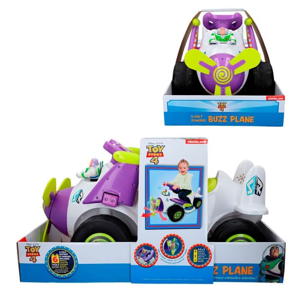 Kiddisland Ride-on Walker Disney Junior Toy Story 4 Buzz Light Year Flerfärgad 18 Months - 3 Years