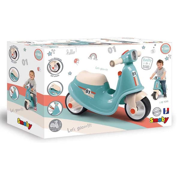 Smoby Løb Scooter Søvfarvet