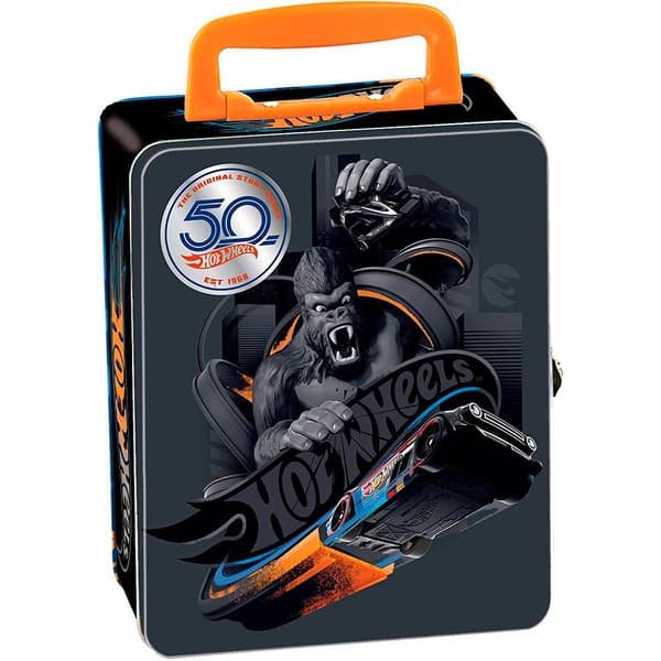 Theo Klein Hot Wheels 50 Biler Metal Sag Transparent