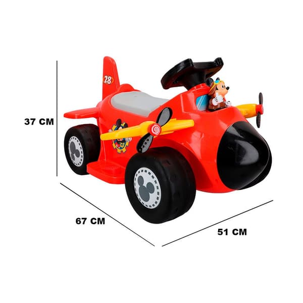 Kiddisland Ride-on Walker Disney Junior Mickey Plane Flerfärgad 18 Months - 3 Years