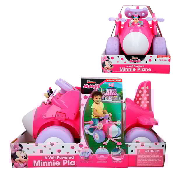 Kiddisland Ride-on Walker Disney Junior Minnie Plane Flerfarvet 18 Months - 3 Years