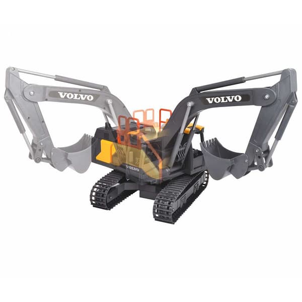 Dickie Toys Rc Grävmaskin Volvo Ljus Och Ljud Dickie Radio Control 60 Centimeter Guld