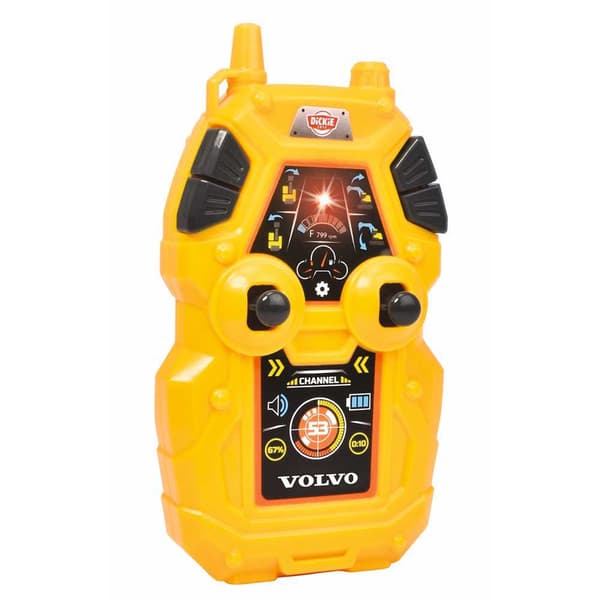 Dickie Toys Rc Grävmaskin Volvo Ljus Och Ljud Dickie Radio Control 60 Centimeter Guld
