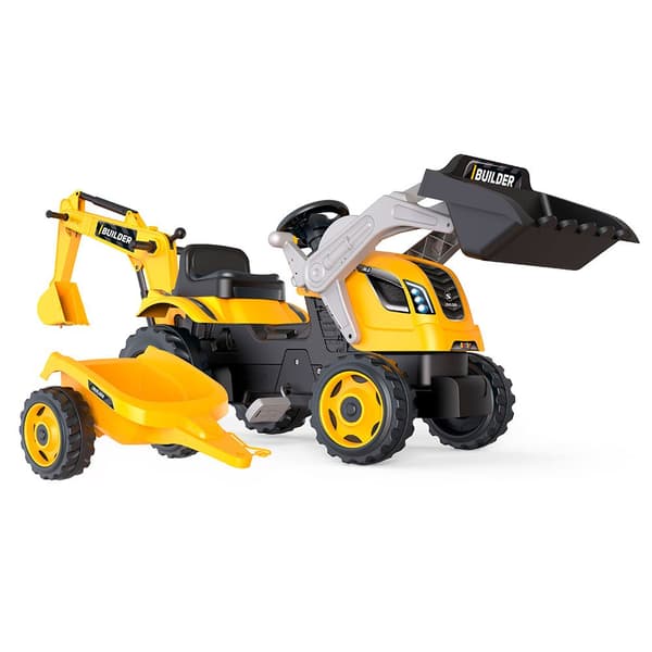 Smoby Traktor Med Teew Builder Max Søvfarvet