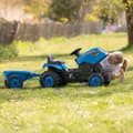 Miniatyrbillede 6 af 8: Smoby Traktor Med Trailer Farmer Xl Blå