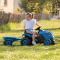 Miniatyrbillede 7 af 8: Smoby Traktor Med Trailer Farmer Xl Blå