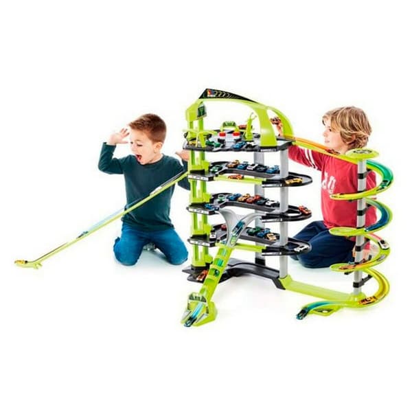 Molto Lattiat Parking 5 152 Cm Pitkä Sisältää 5 Autot Sininen