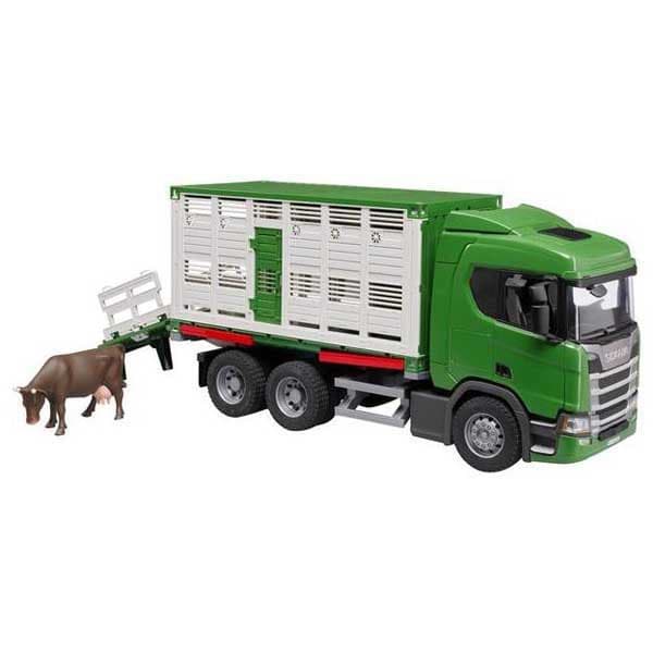 Bruder Kuorma-auto S Kuorma-autokuljetus Hyvä Scania R-serie Vihreä