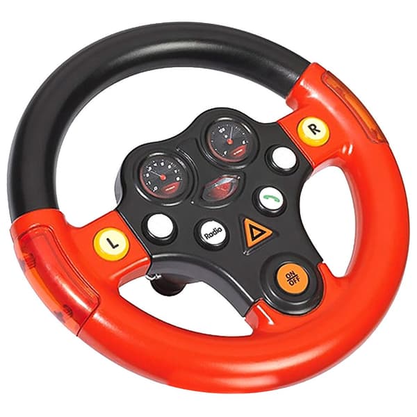 Big Bobby Car Multi Sound Wheel Röd,Svart