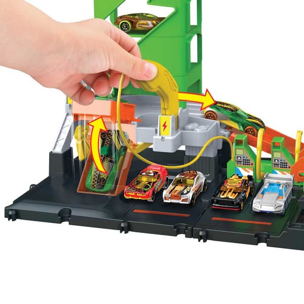 Hot Wheels Sähköinen Latausasema Auto City