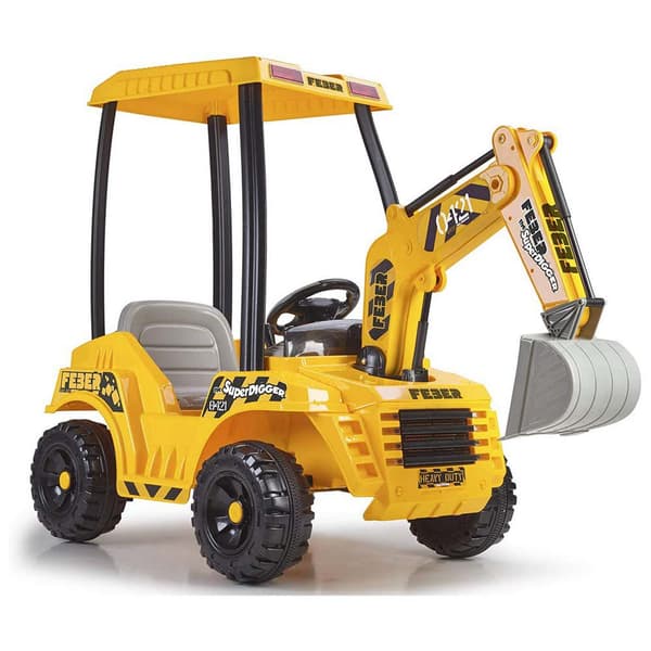 Feber Aftensmad Digger 12v Flerfarvet