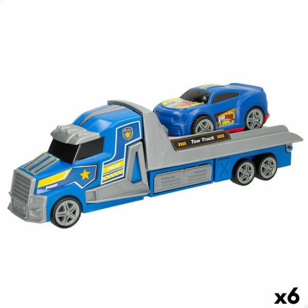 Truck Carrier and Friction police rescue series Colorbaby 36 x 11 x 10 cm (6 Units)