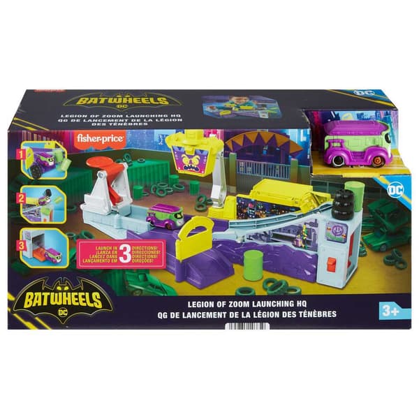 Fisher Price Toy Car Track Legion Of Zoom Batwheels