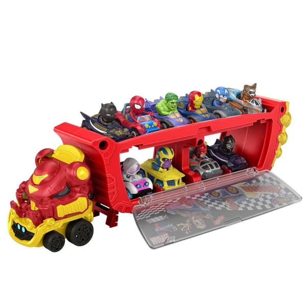 Hot Wheels Racerverse Legetøjsbil Transport Lastbil Bil Hulkbuster