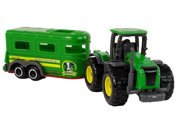 Traktor med Trailer Green