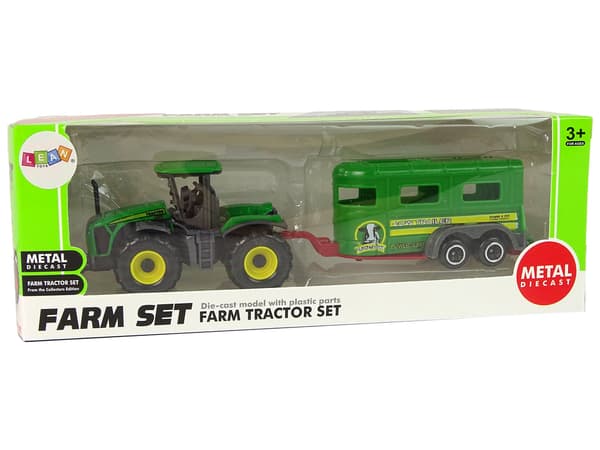 Traktor med Trailer Green