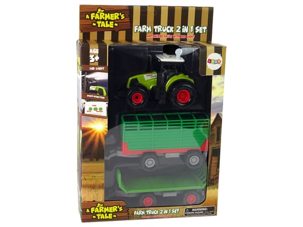 Traktor med Trailer Car Farma