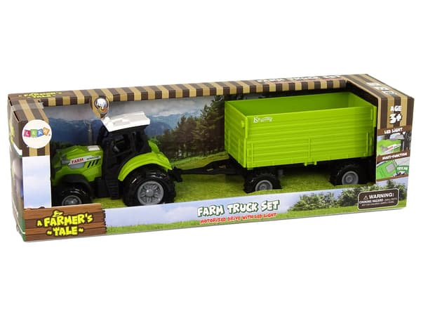 Traktor med Trailer Green Farm