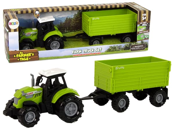 Traktor med Trailer Green Farm