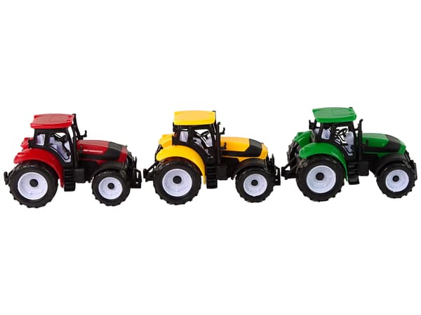 Farm Traktor Sæt 3 farverige stykker