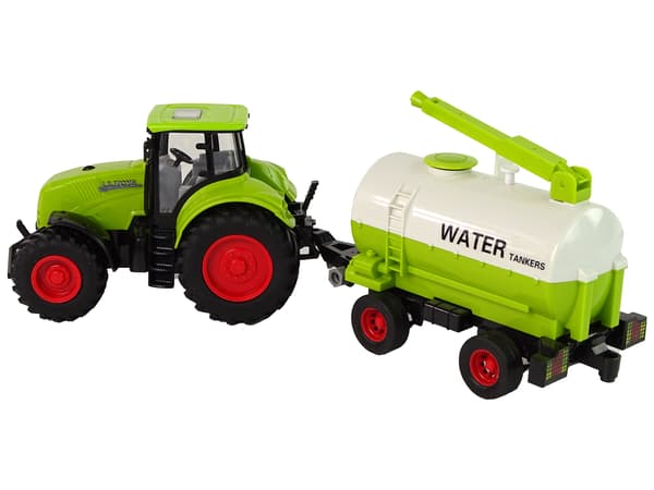 Traktor med trailer Big Wheels Green Farm
