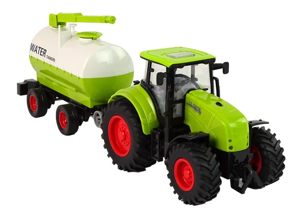 Traktor med trailer Big Wheels Green Farm
