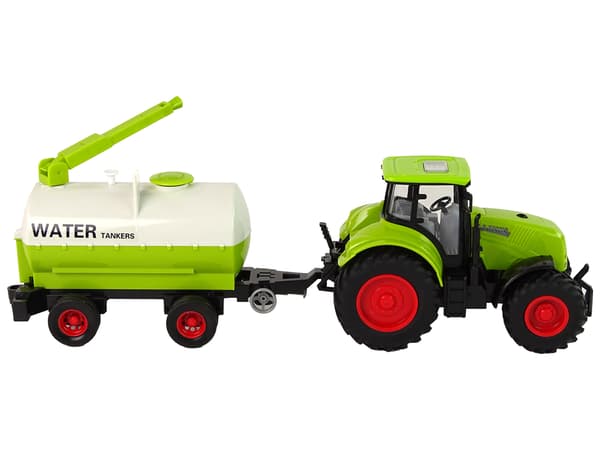 Traktor med trailer Big Wheels Green Farm