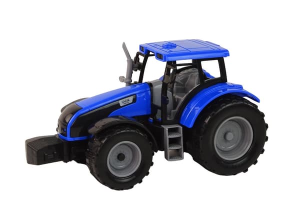 Traktor med släp lantbruksfordon Farm Blue