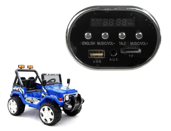 Bilmusikpanel Jeep S618 batteri