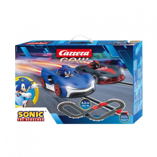 Carrera Go!!! Sonic racerbåd - 4,3 m med 2 biler