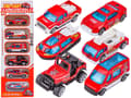 Miniatyrbild 1 av 6: Metal Privileged Vehicles, Cars, Spring Springs 6-delat set 1:64 FIRE BRITAIN, BRANDVILLA