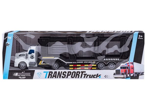 Lastbil, transporter, dæk, åbnende trækvogn 1:48