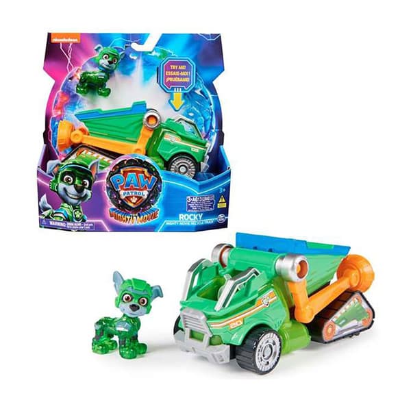 Spin Master Kuorma-auto Paw Mighty Movie Rocky Vihreä
