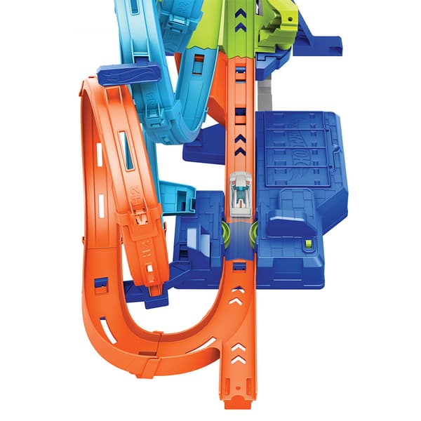 Hot Wheels Åtgärd Ny 4 Loop Krasch Ut