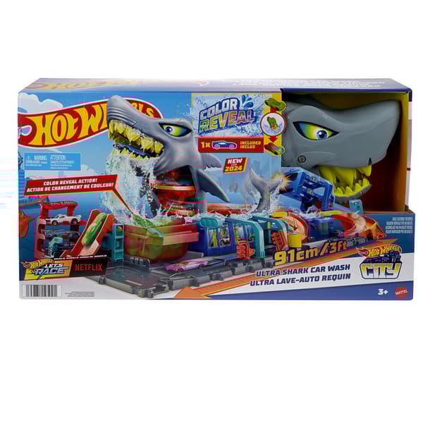 Hot Wheels Stad Ultra Haj Biltvätt