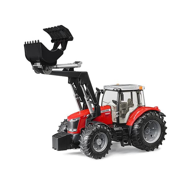 Bruder Massey Ferguson 7624 Med Frontlæsser (03047)