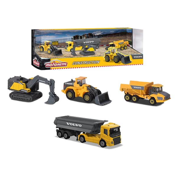 Majorette Volvo Construction Giftset (4 Dele) (212057287sdn)